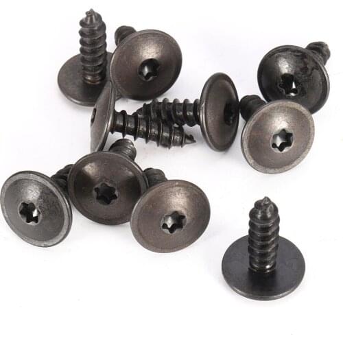 20pcs/lot New Engine Cover Undertray Splashguard Wheel Arch Torx Screw Fastener Clips Universal For VW for Audi 5x16mm Clips