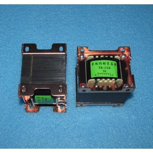300B amplifier single-ended push transformer, 7K: 25K inverted balance push transformer, 25mA working current