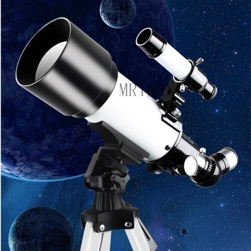40070 Refracting Astronomical Telescope with Portable Tripod Astronomical Monocular Telescope Space Observation Mirror Outdoor