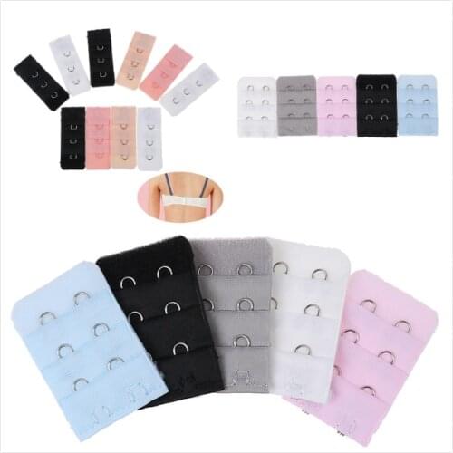 5/10pcs Ladies Extended Lengthened Belt Bra Extenders 3 Rows 2 Hooks Or 1 Rows Extension Accessories For Underwear