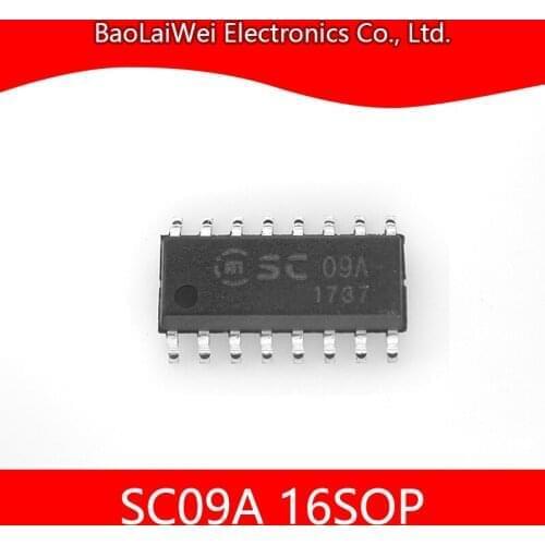 5pcs SC09A 16SOP ic chip Electronic Components Integrated Circuits 9-button capacitive touch sensor