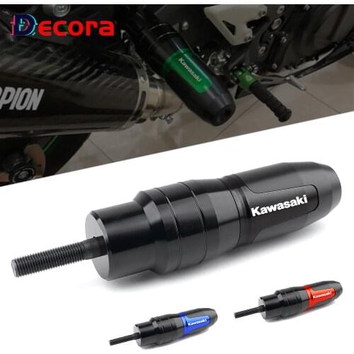 For Kawasaki Z750 Z900 Z800 Z250 Z300 Ninja 250 300 Z1000 Z1000SX ER6N ER 6N New Motorbike Exhaust Sliders Crash Pads Protection