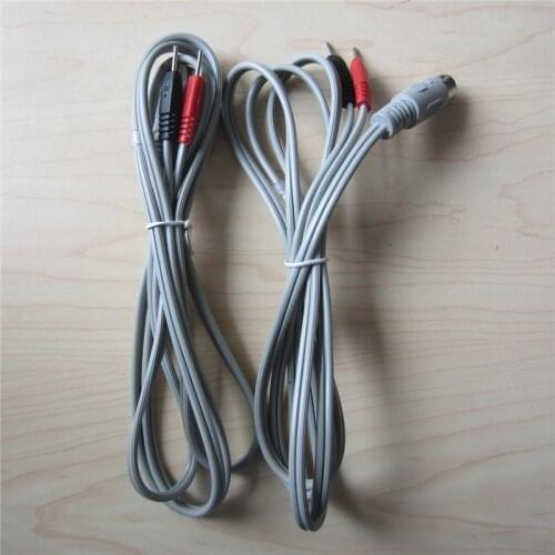 Electrode Wires Digital Tens Electrodes Connector Cables With 2mm Pin for EMS Tens Stimulation Therapy