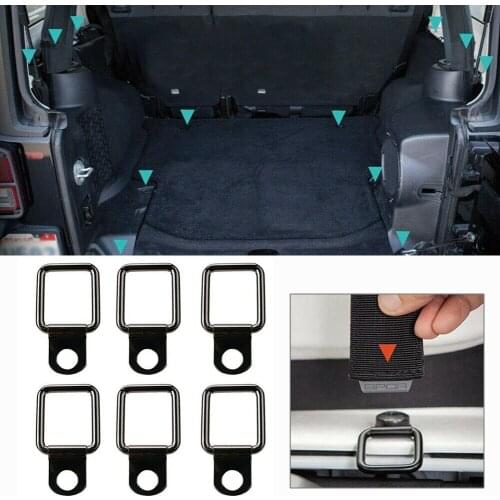 Fixing Tie-down D-ring For Jeep Wrangler JK JKU 2007-2018 Hook Lashing Point Anchor