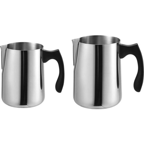 Kitchen Milk Frothing Pitcher Jug Barista Espresso Coffee Pitcher Latte Hot Chocolate Frother Cup Foam Making for Coffee Bar