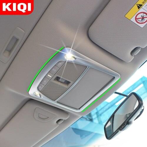 Car Reading Lamp Roof Light Decoration Cover Switch Frame Sticker for Nissan X-Trail Xtrail Rogue T32 2014 - 2018 Styling
