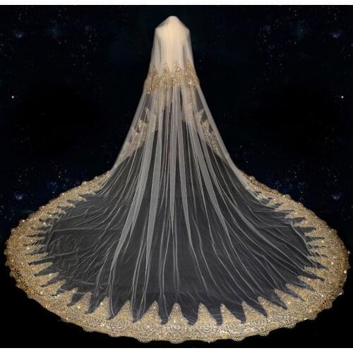 LOKEDIKE Wedding Lace Veils