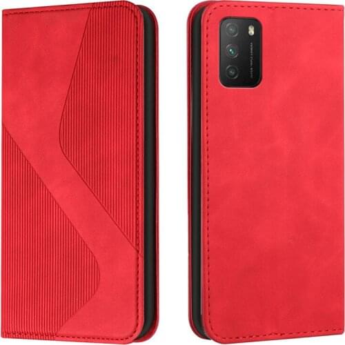 New Magnetic Leather Case na For Xiaomi Redmi 9T Xiomi 9 T Redmi9 T Redmi9T J19S Funda Skin Feel Wallet Cover S Pattern Coque