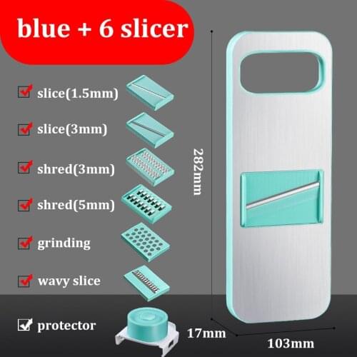 Multifunctional Vegetable Cutter Potato Slicer Cucumber Grater Carrot Peeler Kitchen Accessory Kits 304 Stainless Cutting Board