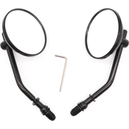 Motorcycle Modified Retro Rearview Mirror Triumph for Harley Ranger round Rearview Mirror Calf Reflector Convex Mirror