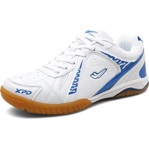 2020Volleyball Shoes White Blue Mens Air Cushion Breathable Stable Sports Shoes Professional Mens Lightweight Volleyball Shoes