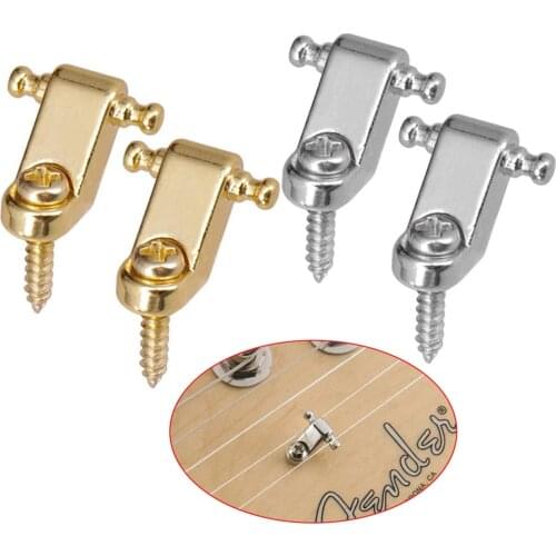 Set Of 2 Electric Guitar String Trees Roller Retainer Guides For American Strat Tele ST TL Guitar Accessories
