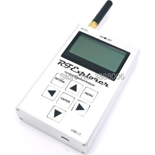 RF Explorer Model 2.4G USB Digital Spectrum Logic Analyzer Oscilloscope 112KHz-100MHz WSUB1G Handheld Digital Spectrum Analyzer