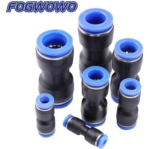 5 Pcs Straight-through Quick-plug 4/6/8/10/12/14/16mm For Air Water Hose Tube Equal Diameter Quick Connection Garden Irrigation