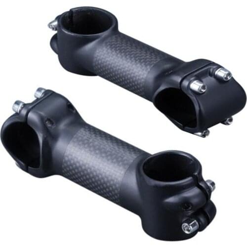 Super no logo FCFB Aluminum Alloy + 3K Carbon Fiber Stem Mountain Road Bicycle Stem 31.8*60/70/80/90/100/110/120mm Cycling Parts