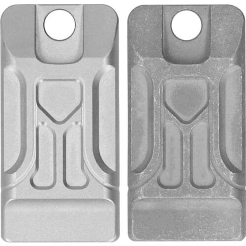 Outdoor Emergency Survival Whistle Titanium Alloy Double Tubes 120 Decibel Whistle Outdoor Safety Survival EDC Tool