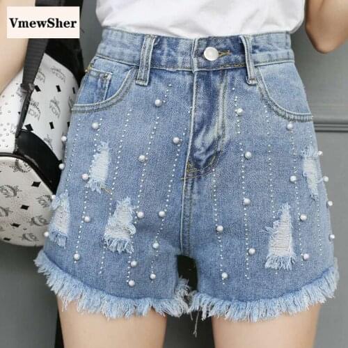 VmewSher Womens Short Jeans