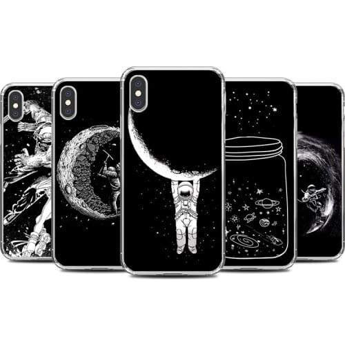 Funny Star Phone Case for IPhone 6s 7 8 11 12 MIni Plus Pro X XS MAX XR SE Cases Soft Silicone Fitted TPU Back Cover Accessories