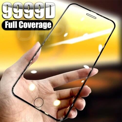 9999D Full Cover Tempered Glass For iphone 8 7 6 6S Plus SE 2020 Screen Protector Glass Film iPhone 11 12 Pro XS Max X XR Glass