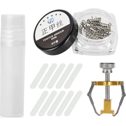 1set Ingrown Toenail Straightening Clip Correction Paronychia Paronychia File Straightening Clip Corrector Foot Pedicure Tool