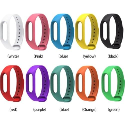 1pc Silicone Wrist Band Sport Bracelet Accessories Smart Watch Strap Mi Band Bracelet For Xiaomi Miband 1 Strap Replacement