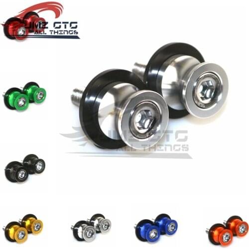 10MM Motorcycle CNC Aluminum Swingarm Spools Slider Stand Screw For Suzuki GSXR750 11988-1989 with