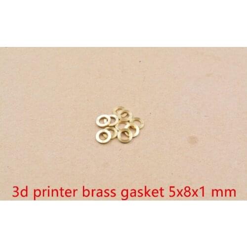 3d printer openbuilds anti lock gasket 5x8x1 mm brass gasket flat pad 10pcs