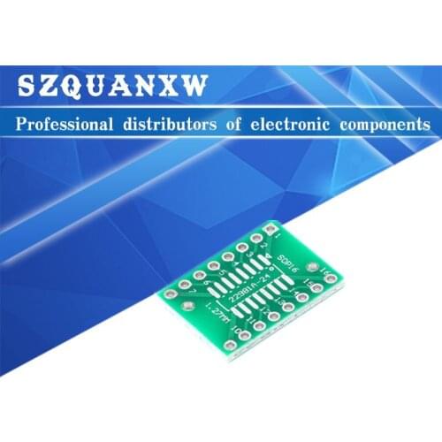 10PCS TSSOP16 SSOP16 SOP-16 SOP16 to DIP16 Transfer Board DIP Pin Board Pitch Adapter PCB