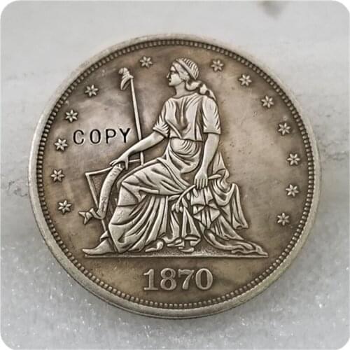 1870 $1 Standard Seated Dollar Patterns COPY