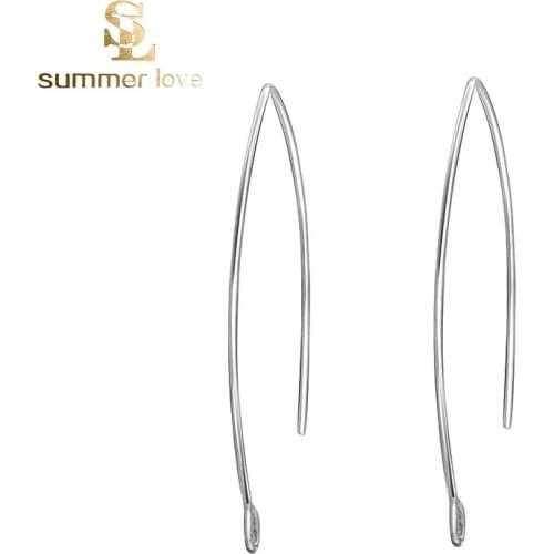 20pcs/lot Stainless Steel Earrings Hook Charms Never Fade Accessoires DIY Small Metal Enamel Charm Jewelry Making Wholesale