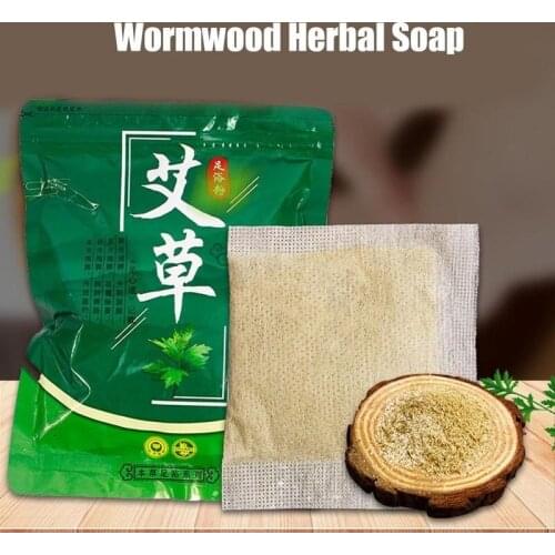 30pc/bag Foot Soak Pack Wormwood Detox Feet Bathing Powder Health Effective Weight Loss Bath Bags Chinese Medicine Physiotherapy