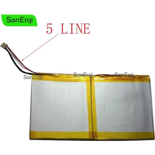 5 LINE wire battery For Teclast X98 AIR 3G battery Polymer battery SanErqi