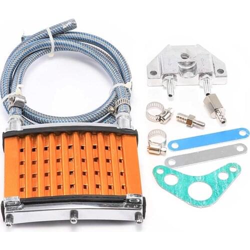 ATV Oil Cooler Engine Radiator Kit 125cc 140cc 150cc 160cc Quad Dirt Pit Bike