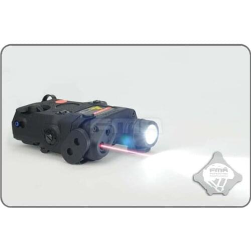 New Outdoor FMA New AN-PEQ-15 Upgrade Version LED White light + Red laser with IR Lenses Tactical Military Helmet Accessories