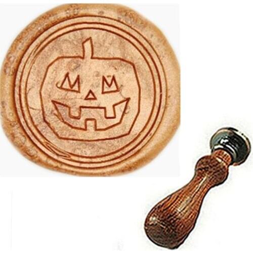 Jacko Pumpkin Wax Seal Stamp Gift Packing Greeting Card Love Letter Party Invitation