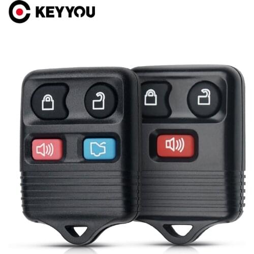 KEYYOU Car 3/4 Buttons Remote Key Keyless Entry Fob 315MHz Replacement For Ford Mazda Remote Control Transmitter Key