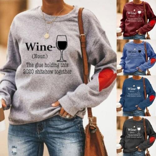 Fashion Women Autumn Loose Sweatshirt Cotton Love Heart Long Sleeve O Neck Letters Print Blouse Elegant Pullover lady streetwear