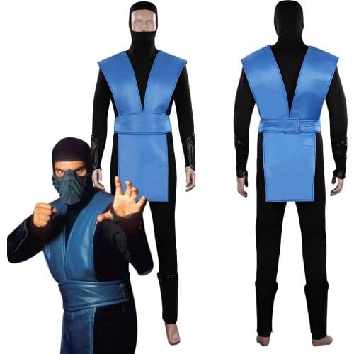 Mortal Kombat Sub-Zero Kuai Liang/Bi Han Cosplay Costume Outfits Halloween Carnival Suit