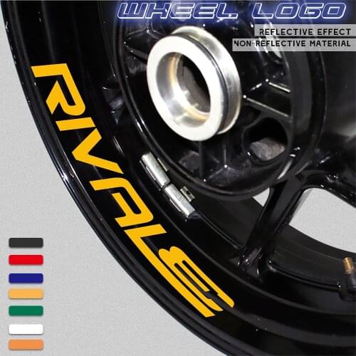 Motorcycle wheel stickers decorative decals reflective waterproof trend frame decals for MV AGUSTA RIVALE