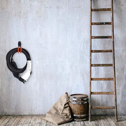 For EV Charger Wall J-Hook Compatible with Electric Vehicle (EV) Charging Cable - Extra Protection Leading To a Clutter-Free Spa