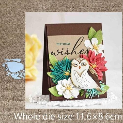 New Design Craft Metal stencil mold Cutting Dies owl bird decoration scrapbook die cuts Album Paper Card Craft Embossing