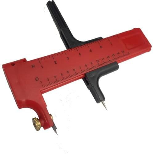 Rotary Compass Circle Cutter Paper Cardboard Rubber Vinyl Leather Art Craft Tool