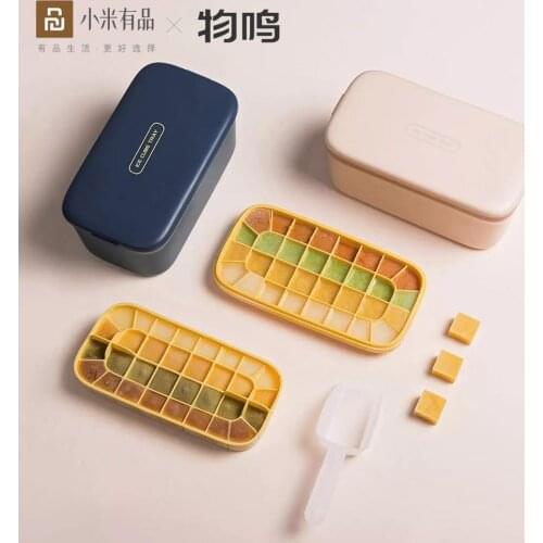 Youpin Wuming Kitchen Gadgets Ice Cube Tray BPA Free Silicone Ice Cake Mold Ice Cream Box Maker Easy to Clean Refrigerator Tools