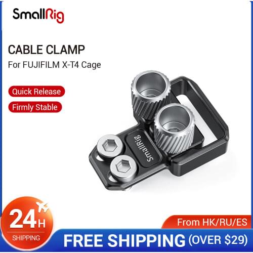 SmallRig HDMI and USB Type-C Cable Clamp for FUJIFILM X-T4 Cages Protective Cable Clamp For SmallRig X-T4 Cage 2808/2810 - 2809