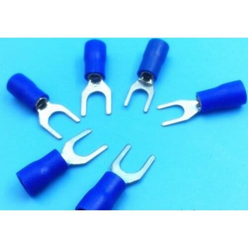 SV2-3.2 4 5 6MM Y type furcate pre-insulating terminals / cold-pressed wiring terminal