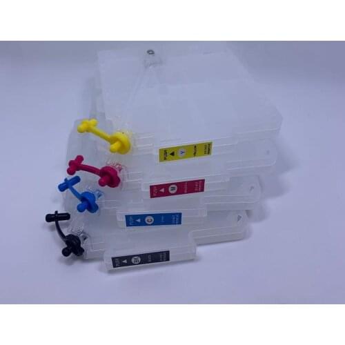 YOTAT 1set Empty Refillable GC21 Ink Cartridge GC21H for Ricoh IPSiO GX2500 GX3000 3000SF 3000S GX5000 GX7000