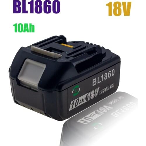 For Makita 18v 10.AH BL1860 BL1850 BL1840 LXT400 BHP452 BCS550Z BHP451Z BGA452Z BDF454Z Large Capacity Set Battery Charger
