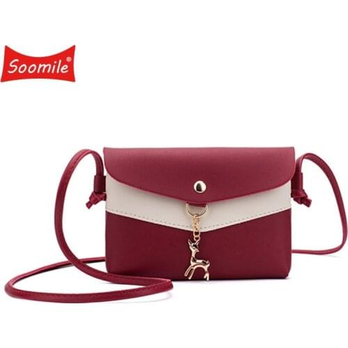 2020 PU Leather Women Messenger Bags Female Handbags Ladies Shoulder Bag Fashion Party Envelope Cross-body Bag Evening Clutch