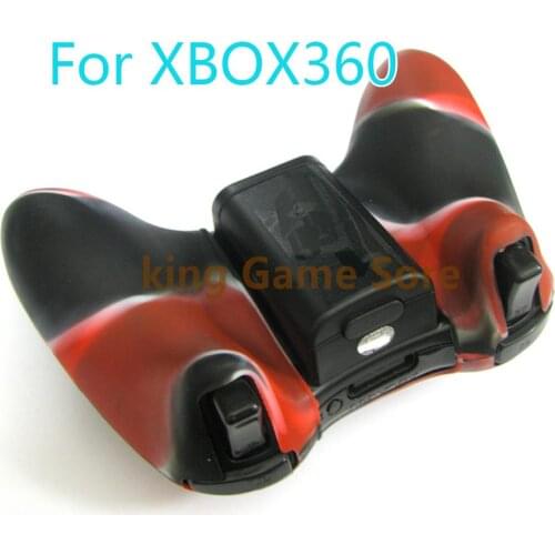 1PC Camouflage Silicone Rubber Protective Skin Shell Case For XBOX 360 Gaming Controllers Cover Wireless Controller