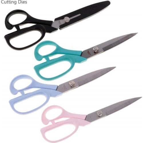1Pcs Pink Blue Color High Carbon Professional Stainless Steel Sewing Scissors Steel Tailor Scissors Dressmaking Fabric Shears